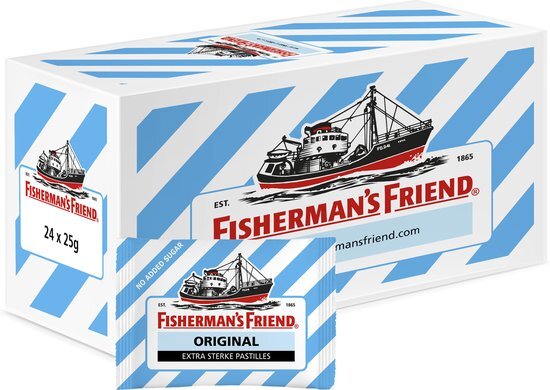 Fisherman's Friend Keelpastilles Extra strong 24 Stuks