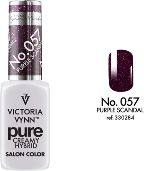 VICTORIA VYNNâ„¢ Gel Nagellak - Gel Polish - Pure Creamy Hybrid - 8 ml - Purple Scandal - 057