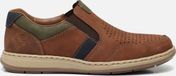 Rieker Instappers bruin Textiel - Maat 45
