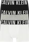Calvin Klein Intense Power Cotton Trunks (3-pack) - heren boxers normale lengte - zwart - wit - grijs