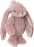 Bukowski Pluche Konijn Knuffeldier - Oud Roze - Staand - 22 cm