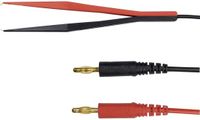 Schützinger Meetsnoer Stekker 4 mm Kelvin-klem 100.00 cm Zwart/rood 1 stuk(s)