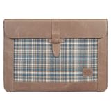 LONDO Leren Sleeve Compatibel met MacBook Pro 16 & MacBook Pro 15 Inch (M5, M4, M3, M2, M1, Pro, Max), Premium Top Grain Echt Leren Laptoptas, Mink, Modellen 2020 tot 2026