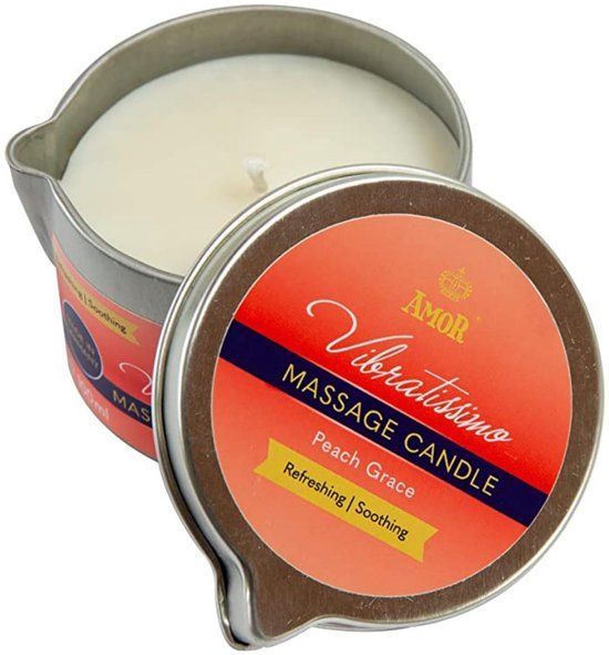 Vibratissimo Massagekaars Peach Grace 100ml