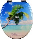 Famanu Wan GmbH WC-bril Premium Beach Multi-coloured MDF Roestvrij staal