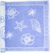 The One Towelling Hawaii Strandlaken - 90 x 190 cm - Groot badlaken - 100% Gekamd katoen - 550 gr/m² - Paars/Wit