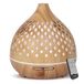 Cozary Diffuser voor etherische oliën, 400 ml, aroma-diffuser, luchtbevochtiger met 7 kleuren, led, ultrasoon, aromatherapie, diffuser met afstandsbediening, 3 timers, automatische uitschakeling