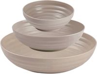 Plasticforte Kommetjes/schaaltjes - 14 stuks - Taupe
