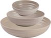 Plasticforte Kommetjes/schaaltjes - 14 stuks - Taupe
