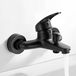 Mitigeur monocommande pour baignoire avec sortie de douche 1/2 pouce, noir