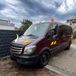 Oneway Motorkapbeschermer (steenslagcover) compatibel met Mercedes Sprinter W906 Facelift 2014-2018 - Versie 2 - Matzwart