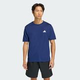 adidas heren Workout Essentials Base Shirt, dark blue, XS