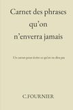 Carnet des phrases qu’on n’enverra jamais: Un carnet pour écrire ce qu’on ne dira pas