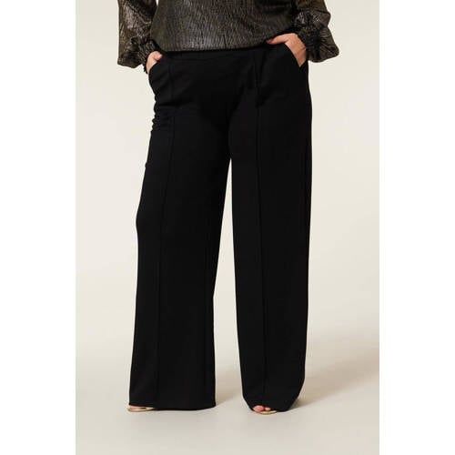 Miss Etam Plus wide leg pantalon zwart
