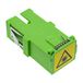 InLine 89992F glasvezeladapter SC/SC Simplex Single-mode Groen