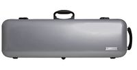 GEWA vioolkoffer AIR 2.1 - Made in Germany - zilver metallic hoogglans