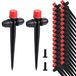 28 Pcs Arroseurs Goutte à Goutte Réglables pour Systèmes d'Irrigation