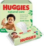 Huggies Natural Care Billendoekjes - 1680 babydoekjes - 30 x 56