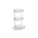MSV Étagère de salle de bain – Étagère murale de salle de bain avec barres de sécurité – Étagère de salle de bain pour le rangement et l'organisation – 36 cm