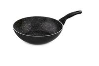 Barazzoni Dolomitica Extra Wok/Roerbakpan Rond Zwart 28 cm