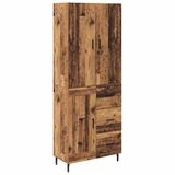 vidaXL Highboard Oud Hout 69,5 x 34 x 180 cm