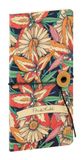 Clairefontaine 116215C - Dun Notitieboekje met Floraal Frida Kahlo Illustratie - 9x18 cm - 80 Blanco Pagina's Ivoorpapier 90g - Elastieksluiting - Frida Kahlo Collectie - 2 designs willekeurig