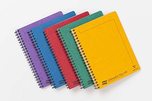 Clairefontaine Europa Spiraal Notitieboekjes - A4+ - 5 Stuks