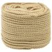vidaXL Boottouw 6 mm 500 m naturel