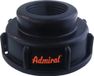 Admiral Containeradapter | IBC S60 x 1inch AG | binnen- en buitenschroefdraad | 40 stuks - 1359D-60/6-25