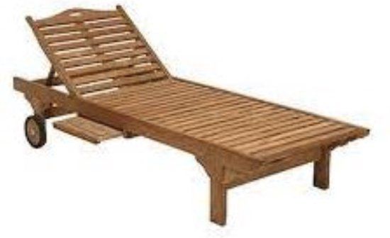 {"int": null, "string": "Your Own Living"} Mexico Ligbed Teak - Verstelbare rugleuning - Bruin