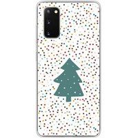 1001 coques Samsung Galaxy S20 kerstboom beschermende siliconen hoes
