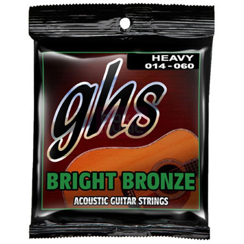 GHS BB50H Bright Bronze heavy snarenset voor westerngitaar