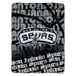 THE NORTHWEST COMPANY NBA Redux Micro Raschel Throw Deken, Multi Color, 46" x 60"