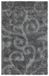 Safavieh Florida Shag Collection Zottelig tapijt, hoge pool, grijs, 61 x 91 cm