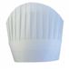 Garcia de Pou Chef's Hoeden Rond Top in Doos, 23 cm, Airlaid, Wit