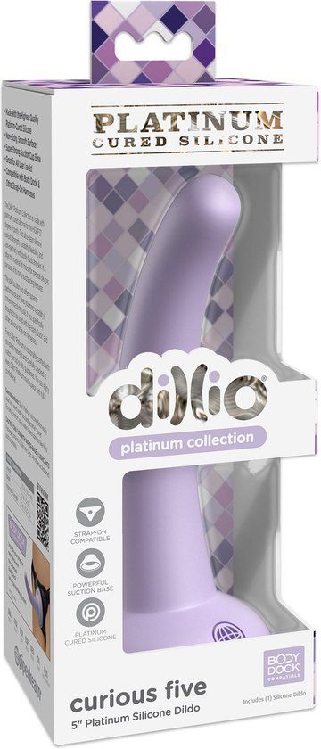 Dillio PIPEDREAMS Curious Five Dildo - 12.7 cm - Lilac