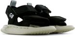 Go Banana's Zwarte Lichtgewicht Sandaal - Sandalen Kind - Jongens - Black - Spandex - Maat 23