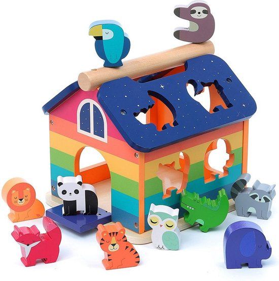 Vilac Vormenstoof Regenboog Dieren 7404