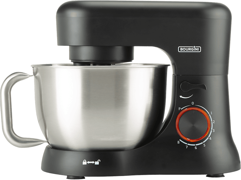 Bourgini Kitchen Chef 4.5L Kitchen Machine - Black