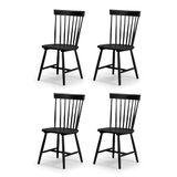 Julian Bowen Torino set van 4 zwarte stoelen