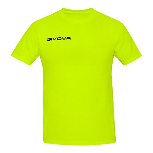 givova MA007 T-shirt unisex - volwassenen, neongeel, S