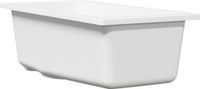 vidaXL Keukenwasbak Wit Graniet 21 x 44 x 14 cm