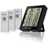 BRESSER Quadro - Thermometer en Hygrometer met 4 onafhankelijke Meetgegevens