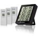 BRESSER Quadro - Thermometer en Hygrometer met 4 onafhankelijke Meetgegevens