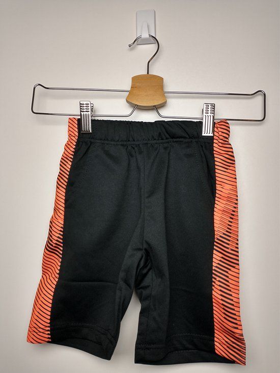 Korte broek Sem jongens oranje zwart 146/152