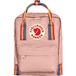 Fjällräven Kånken Rainbow Mini Rugzak, uniseks, 1 stuk, Krijtroze/regenboog, Eén maat, Klassiek