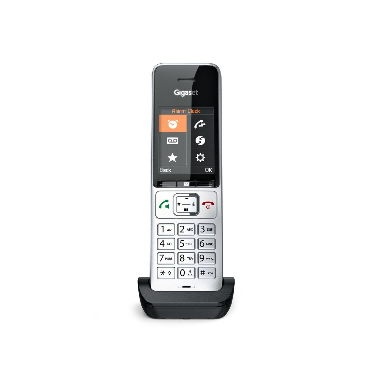 Gigaset COMFORT 500HX Analoge-/DECT-telefoon | Zwart/Zilver