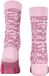 Burlington Ornamental katoenen sokken voor dames in roze, maat 36-41