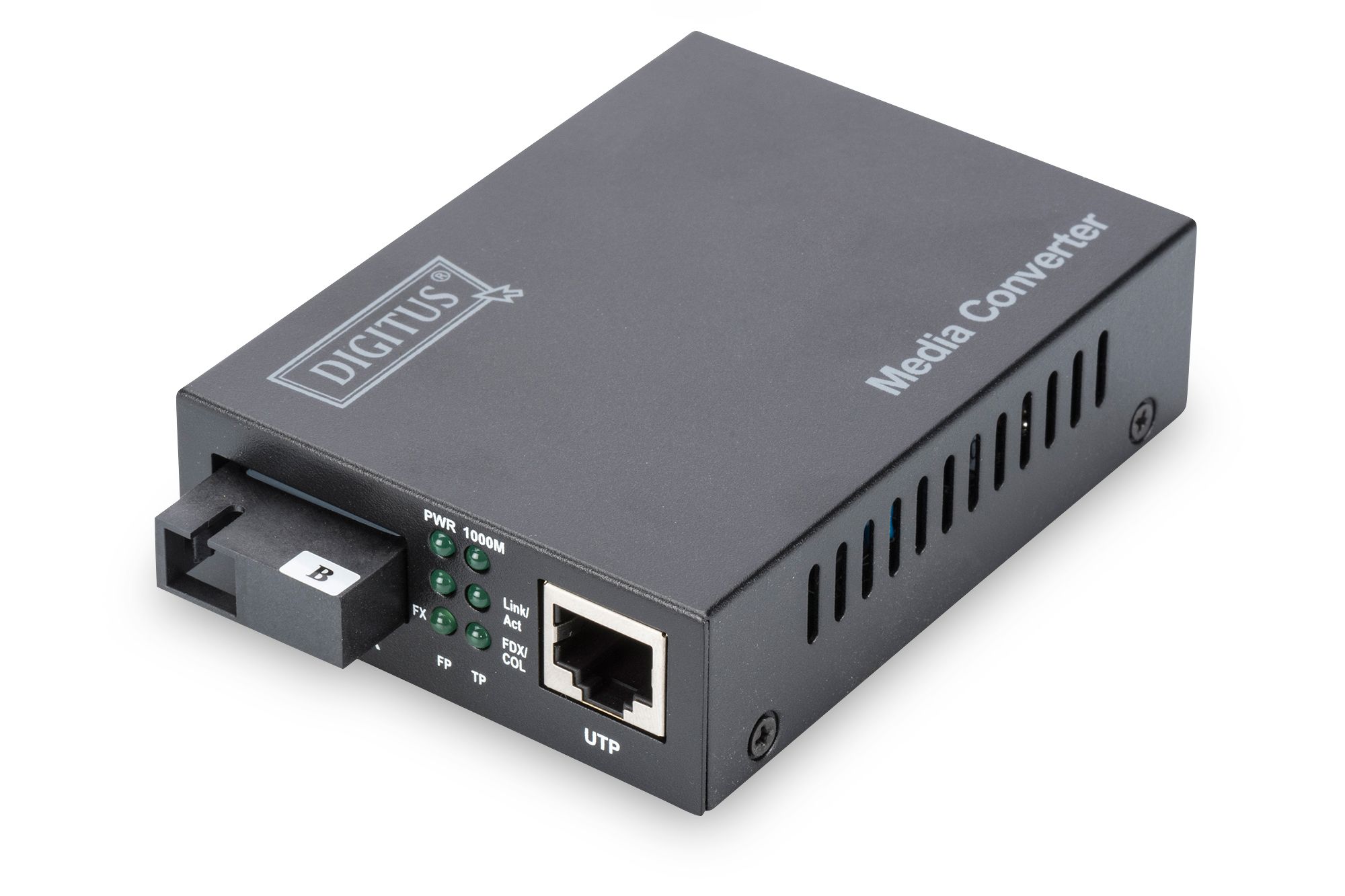 Digitus DN-82123 - Netwerk media converter - Gigabit Ethernet - Zwart