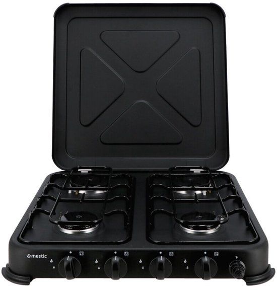 Mestic Kooktoestel MGC-400 - 4 Burners Camping Stove - 6800W - Black